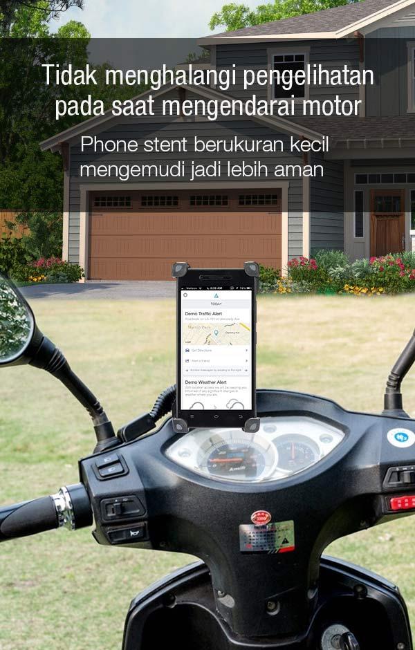 Robot Holder Motor RT-MH02 phone stent berukuran lebih kecil ,mengemudi jadi lebih aman