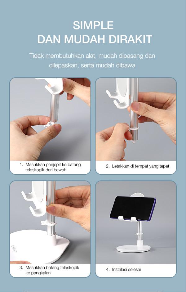 holder ponsel robot rt-us05 simpel dan mudah rakit