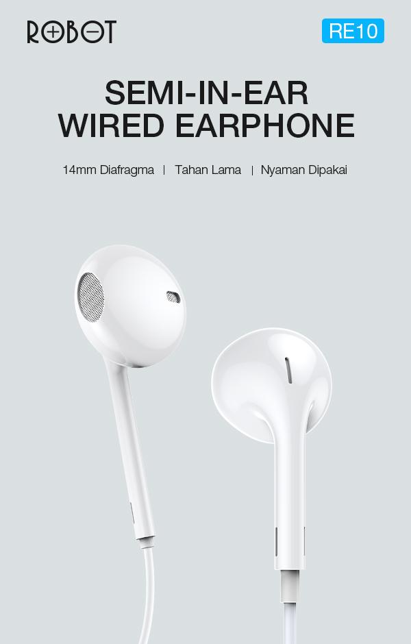 Robot RE10 wired earphone