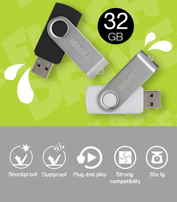 Flashdisk Robot RF104 4gb, 8gb, 16gb