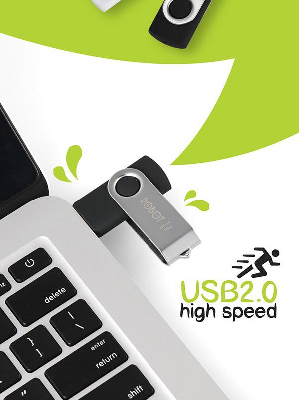 Flashdisk Robot RF132 usb 2.0 high speed