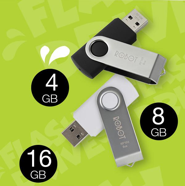 Flashdisk Robot RF132 4gb, 8gb, 16gb