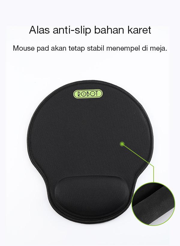 Mousepad Robot RPP02 dengan alas anti-slip bahan karet