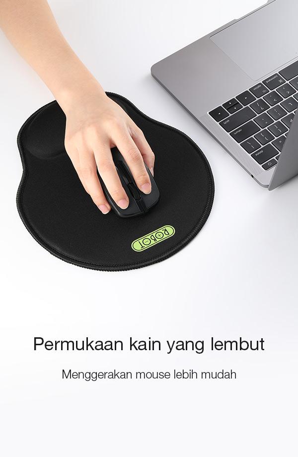 permukaan kain yang lembut