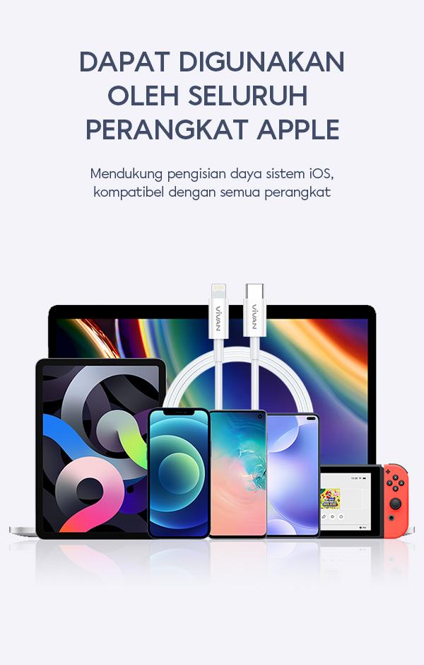 kabel ini kompatibel seluruh perangkat apple