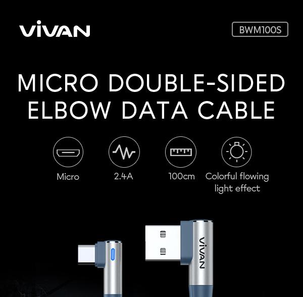 kabel data vivan bwm100s micro double-sided elbow