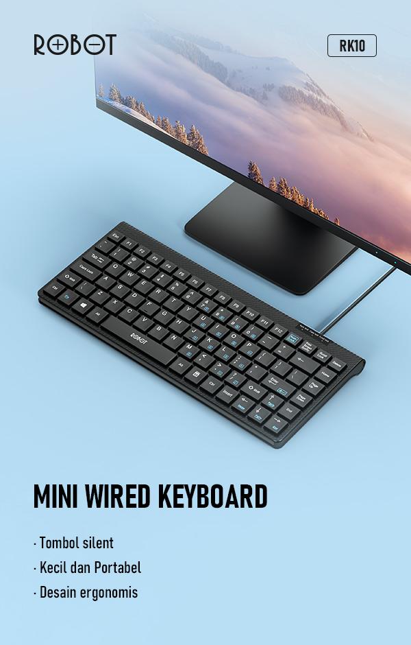 Keyboard Robot RK10 mini wired keyboard