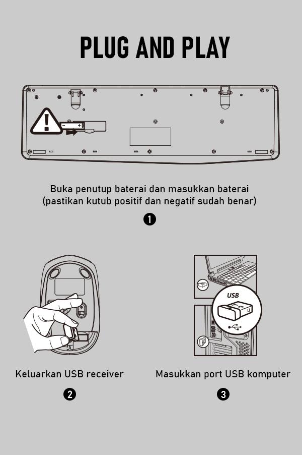 Keyboard & Mouse Robot KM3100 plug and play