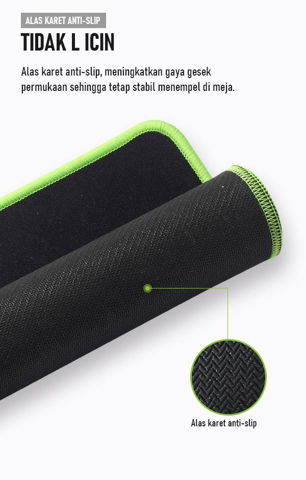 mousepad robot RP05-L meningkatkan gaya gesek permukaan.