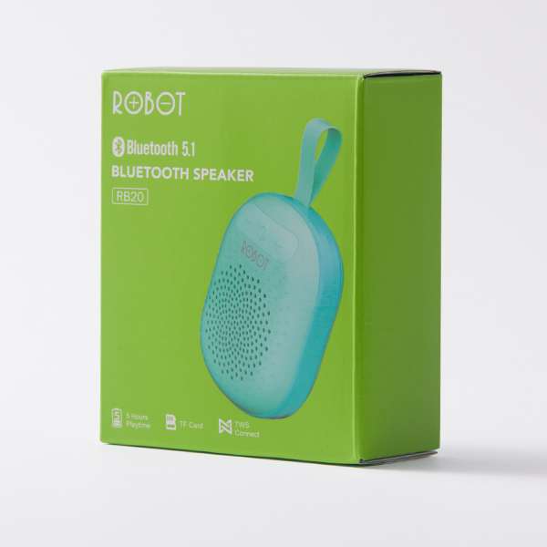 Speaker Bluetooth Robot RB20 warna biru