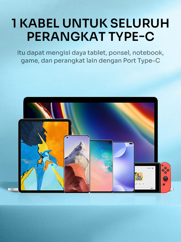 data cable ini kompatibel seluruh perangkat type-c