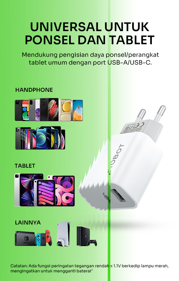 Adaptor Robot RT-K8 Plus multipe intelligent protection