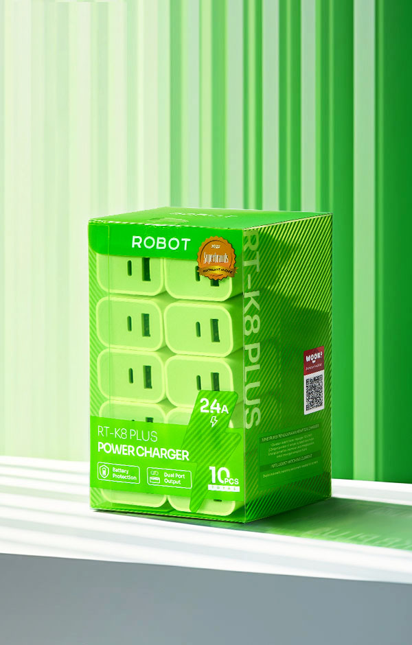 Adaptor Robot RT-K8 Plus universal untuk ponsel dan tablet