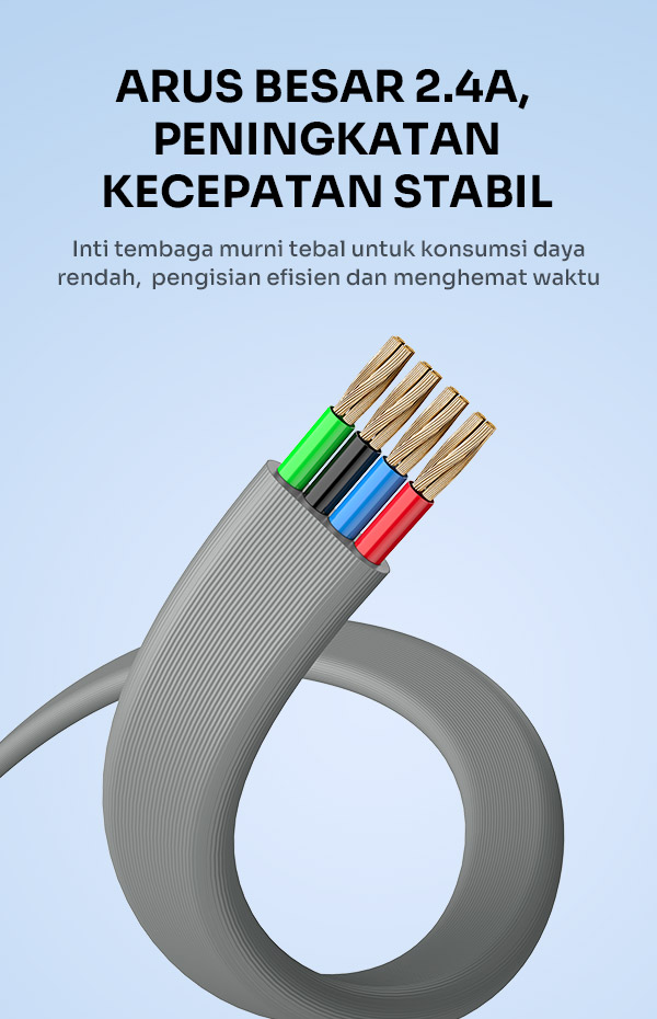 Spesifikasi Robot RGM00 Kabel Data Charger