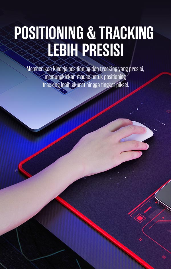 Mousepad Gamen GP-XXL Positioning & Tracking Lebih Presisi