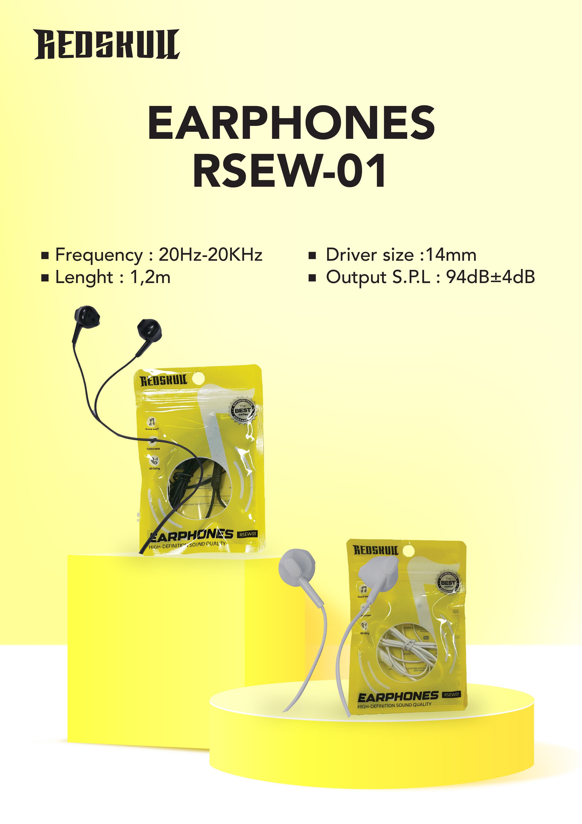  Redskull earphones RSEW01