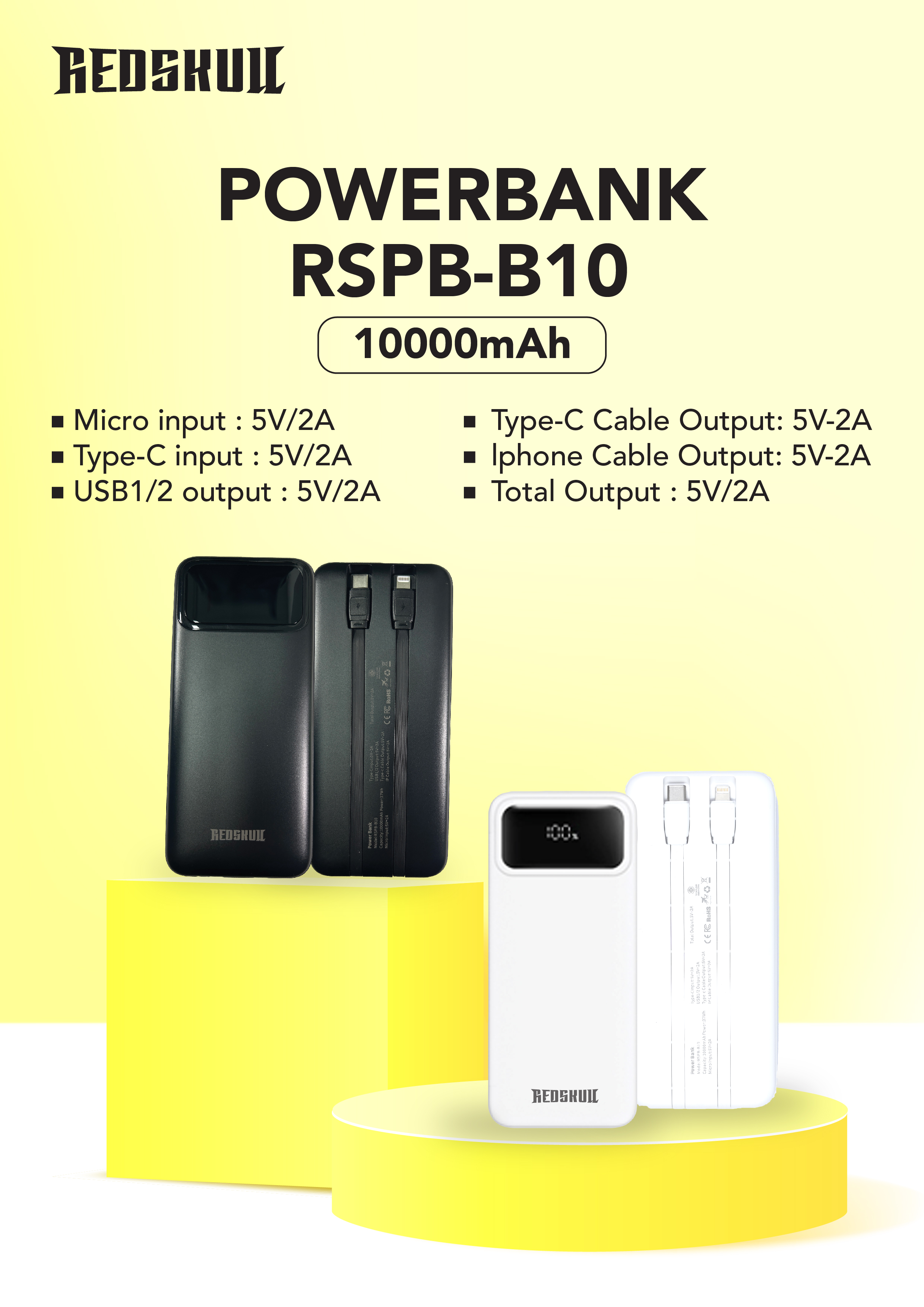 Redskull PowerBank RSPB-B10