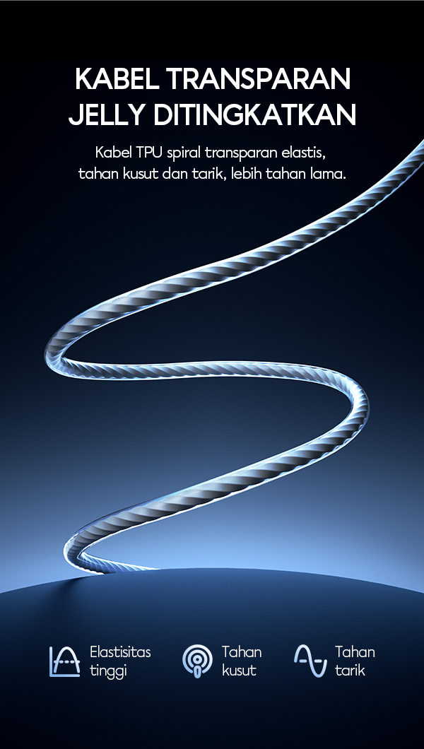 Headset vivan q17 kabel transparan jelly ditingkatkan 