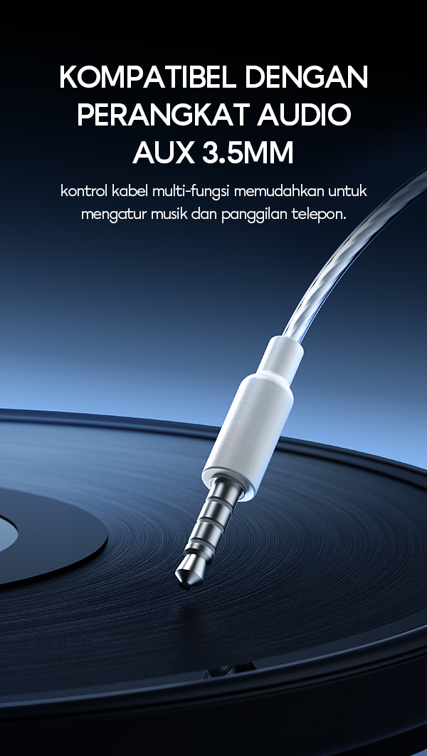 kompatibel dengan perangkat audio aux3.5mm